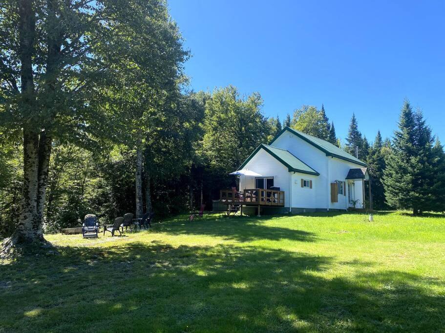 Le Jazz- Chalet Rustique/Chic Avec Spa Notre-Dame-Des-Bois Extérieur photo
