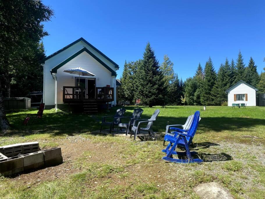 Le Jazz- Chalet Rustique/Chic Avec Spa Notre-Dame-Des-Bois Extérieur photo
