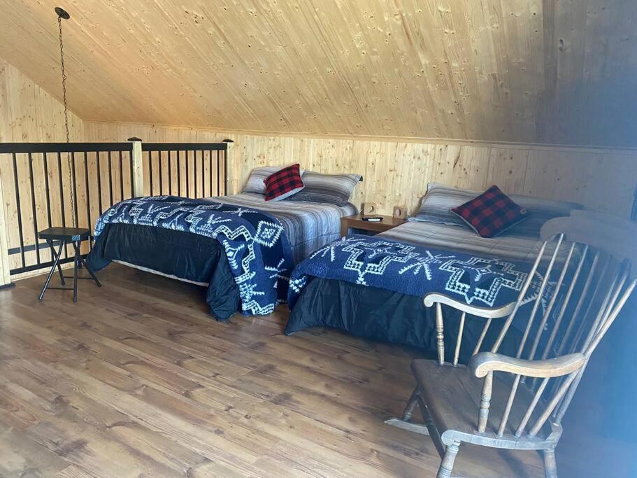 Le Jazz- Chalet Rustique/Chic Avec Spa Notre-Dame-Des-Bois Extérieur photo