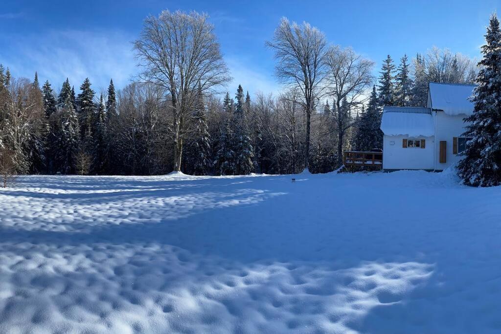 Le Jazz- Chalet Rustique/Chic Avec Spa Notre-Dame-Des-Bois Extérieur photo