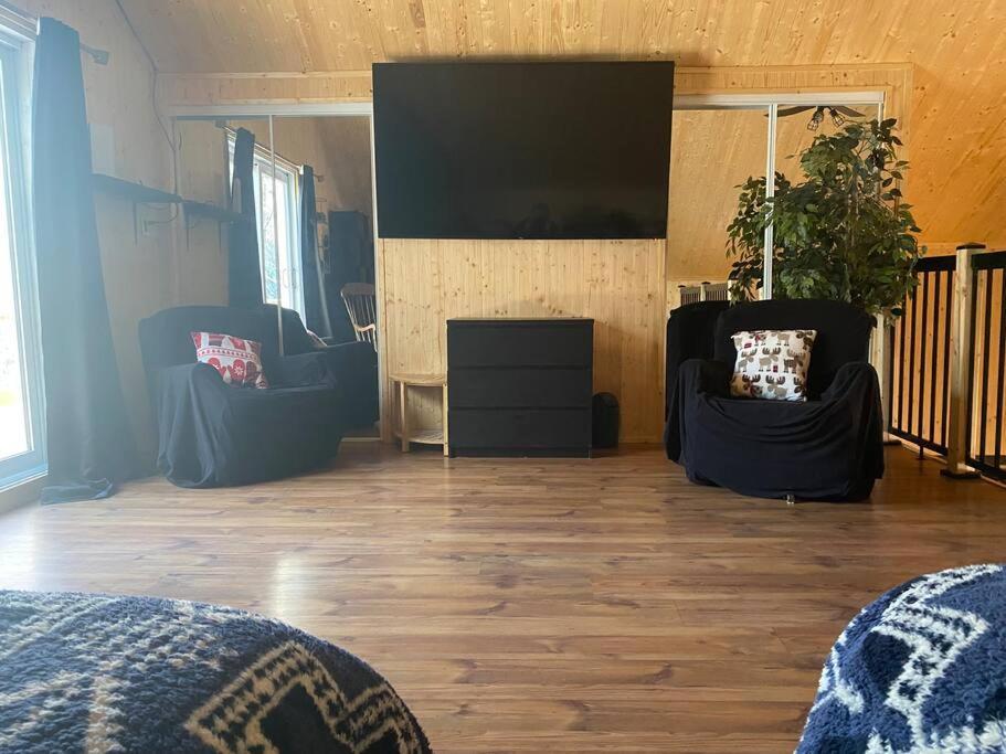 Le Jazz- Chalet Rustique/Chic Avec Spa Notre-Dame-Des-Bois Extérieur photo