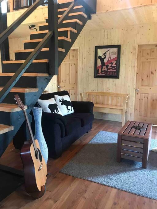 Le Jazz- Chalet Rustique/Chic Avec Spa Notre-Dame-Des-Bois Extérieur photo