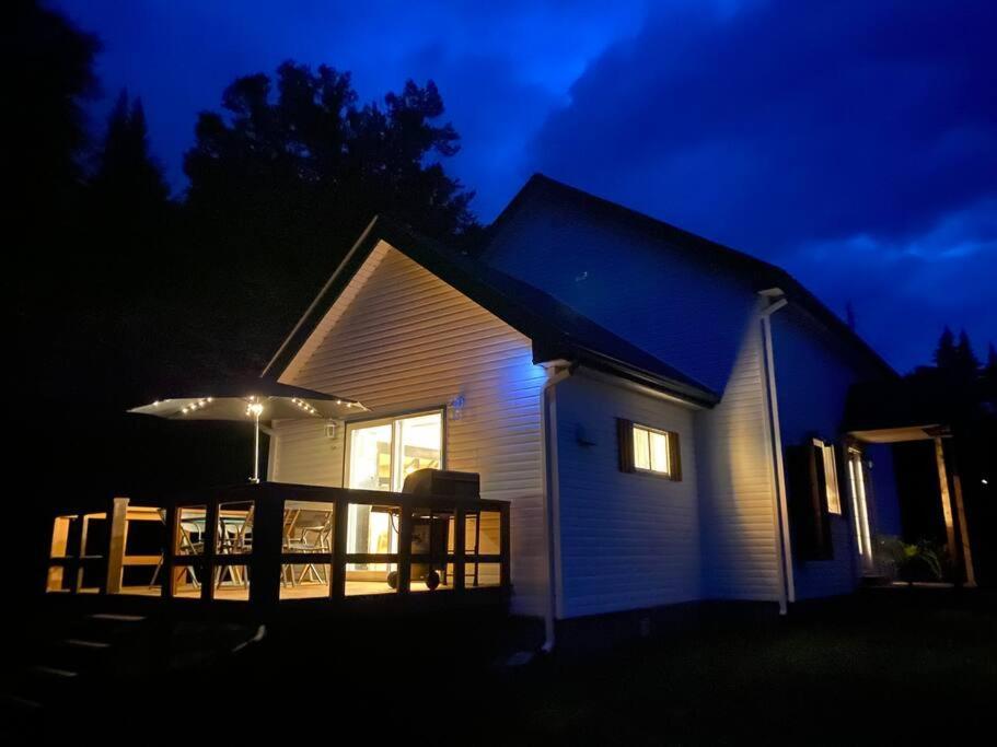 Le Jazz- Chalet Rustique/Chic Avec Spa Notre-Dame-Des-Bois Extérieur photo